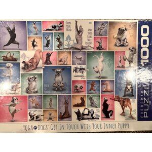 Yoga Dogs Puzzle 1000 Piece EuroGraphics  NEW SEALED